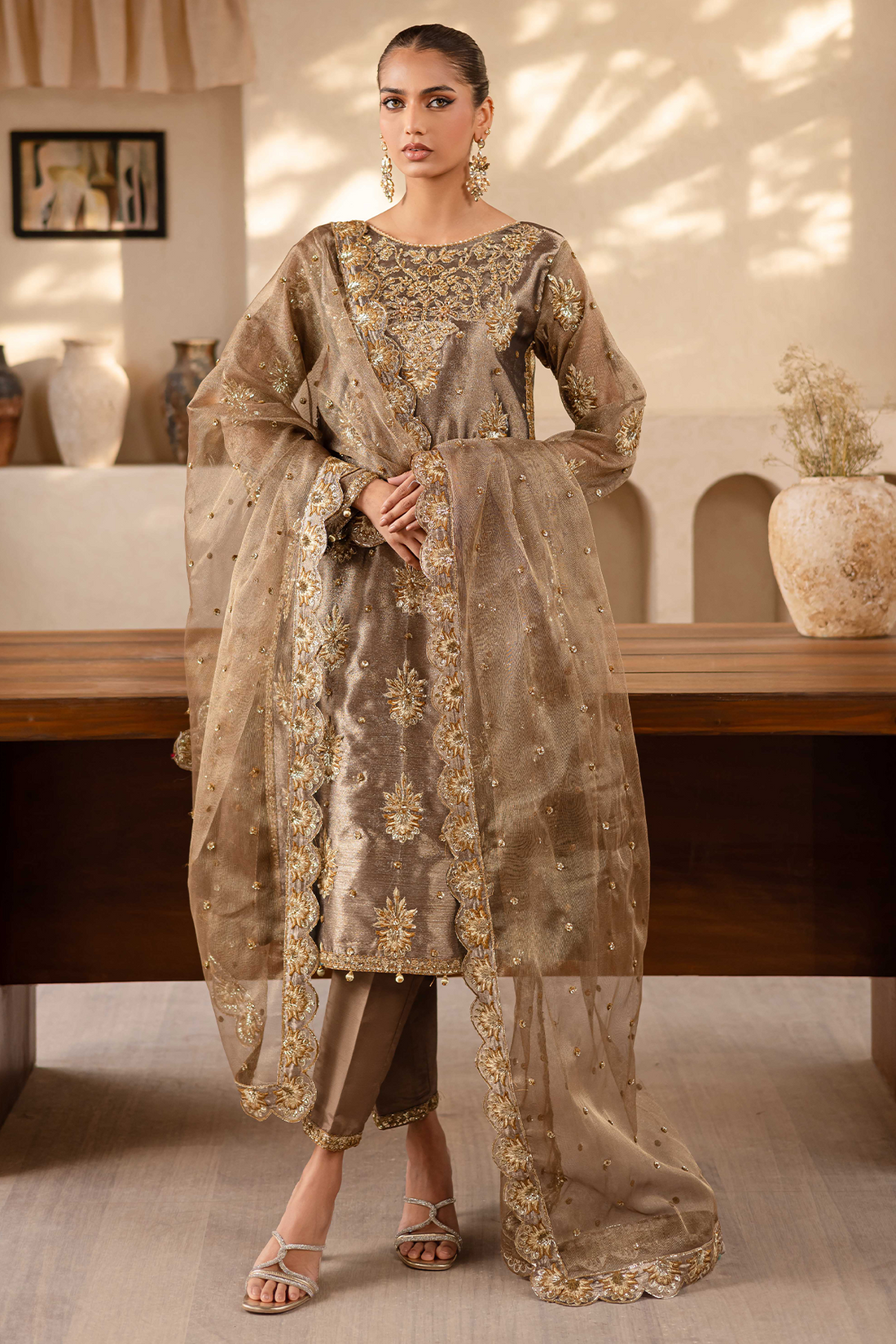 Emaan Adeel | Noore Festive Formals | RAVEEN by Emaan Adeel - Designer Dress - Type: Ladies Clothes - Available at Sana Yasir - 100% Original
