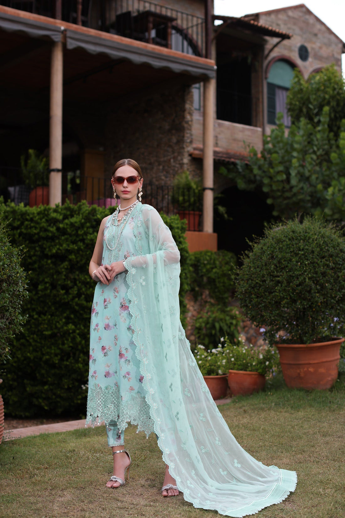 Noor by Saadia Asad | Eid Luxe Printkari 24 | D5 by Noor by Saadia Asad - Designer Dress - Type: Luxury - Available at Sana Yasir - 100% Original