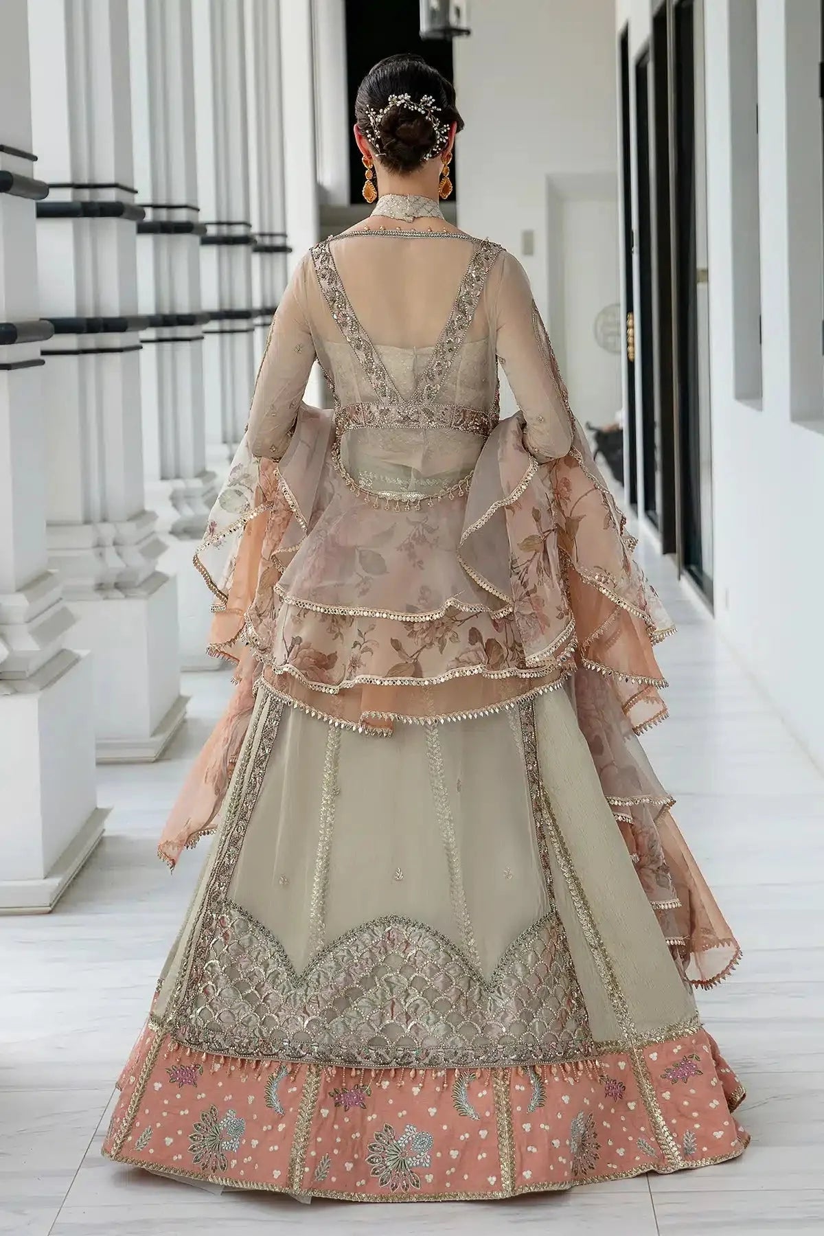 AJR Couture | Bridal Couture'23 | Cherryline by AJR Couture - Designer Dress - Type: Bridal - Available at Sana Yasir - 100% Original