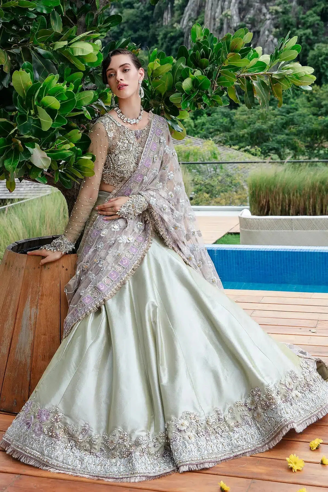 AJR Couture | Bridal Couture'23 | Elysian by AJR Couture - Designer Dress - Type: Bridal - Available at Sana Yasir - 100% Original