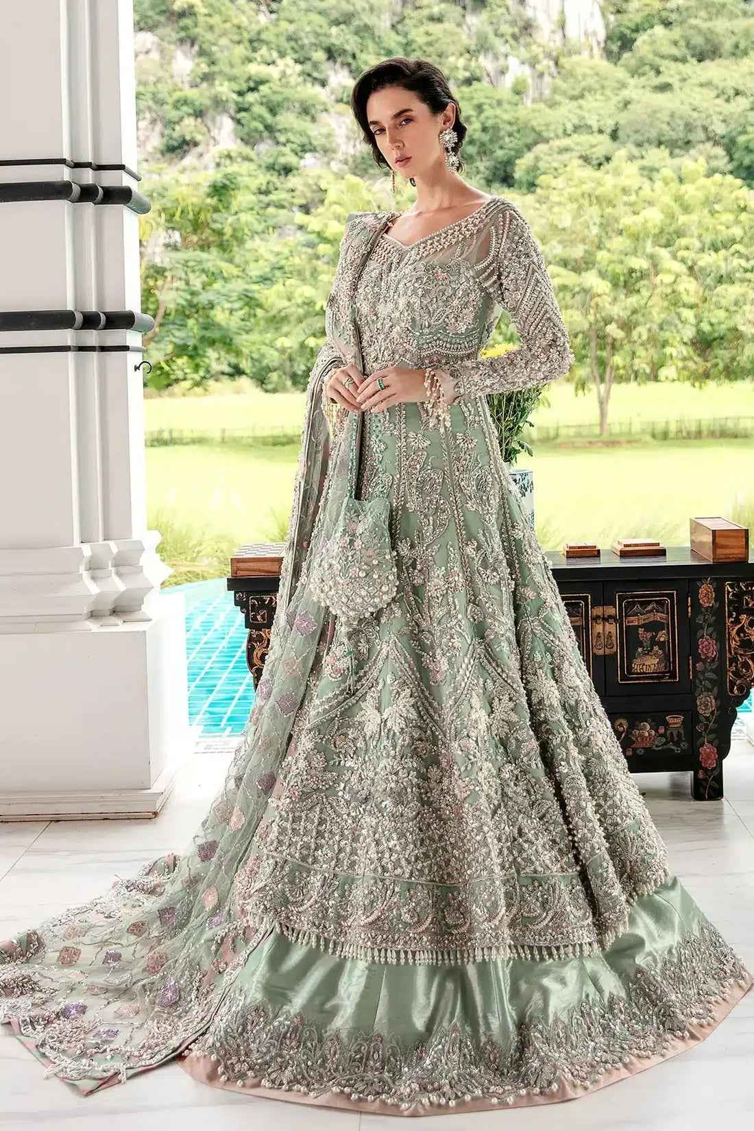 AJR Couture | Bridal Couture'23 | Seraphina by AJR Couture - Designer Dress - Type: Bridal - Available at Sana Yasir - 100% Original