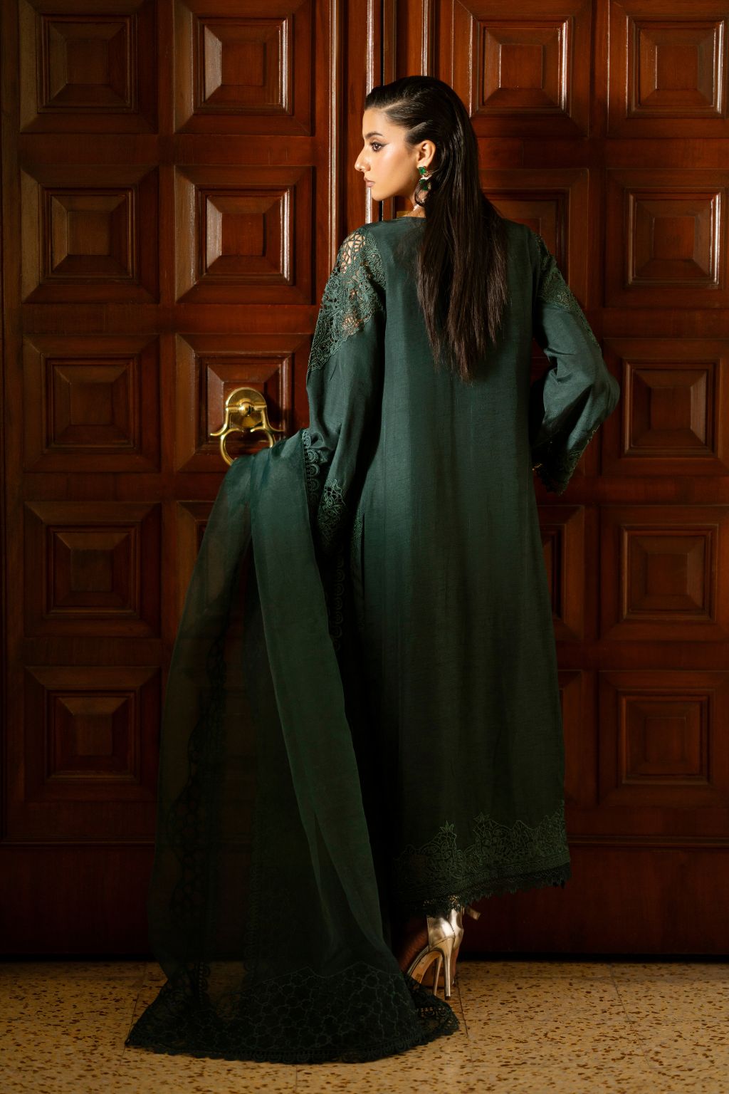 AJR Couture | Cutwork Edit 24 | SYDNEY by AJR Couture - Designer Dress - Type: Ladies Clothes - Available at Sana Yasir - 100% Original