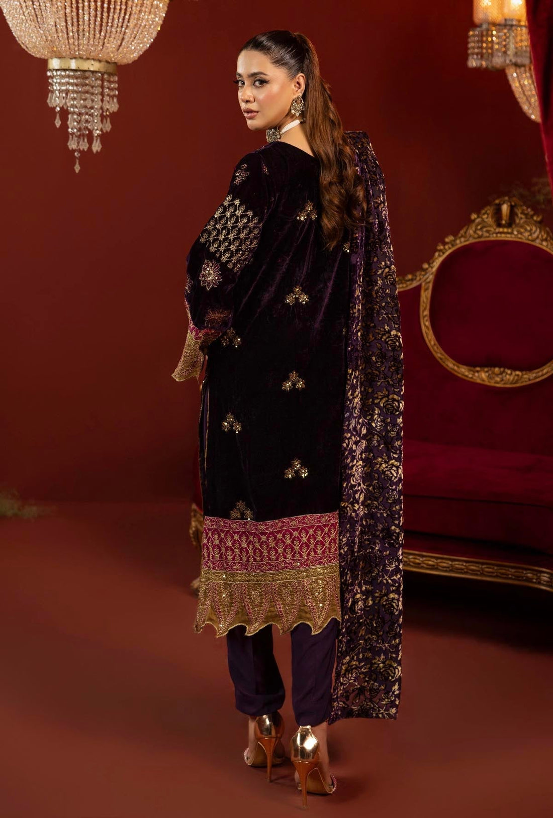 Adans Libas | Plachi Luxury Formals 24 | PLACHI 1417 by Adans Libas - Designer Dress - Type: Ladies Clothes - Available at Sana Yasir - 100% Original