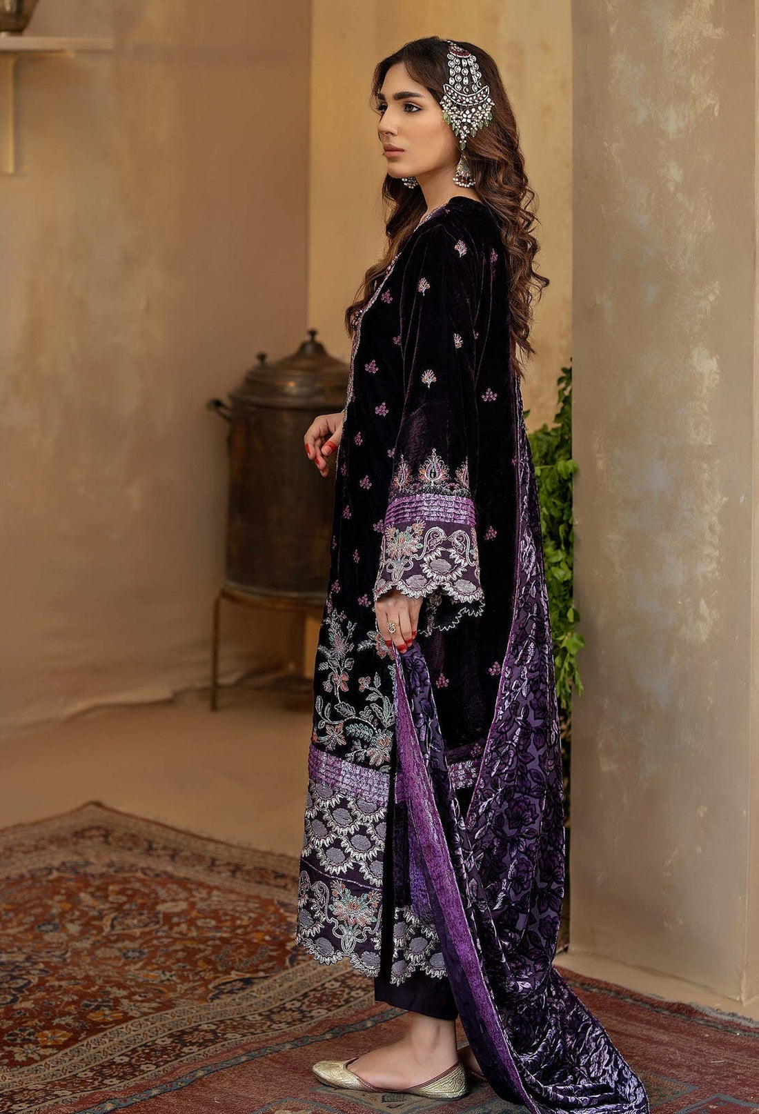 Adans Libas | Plachi Luxury Formals 24 | PLACHI 4443 by Adans Libas - Designer Dress - Type: Ladies Clothes - Available at Sana Yasir - 100% Original
