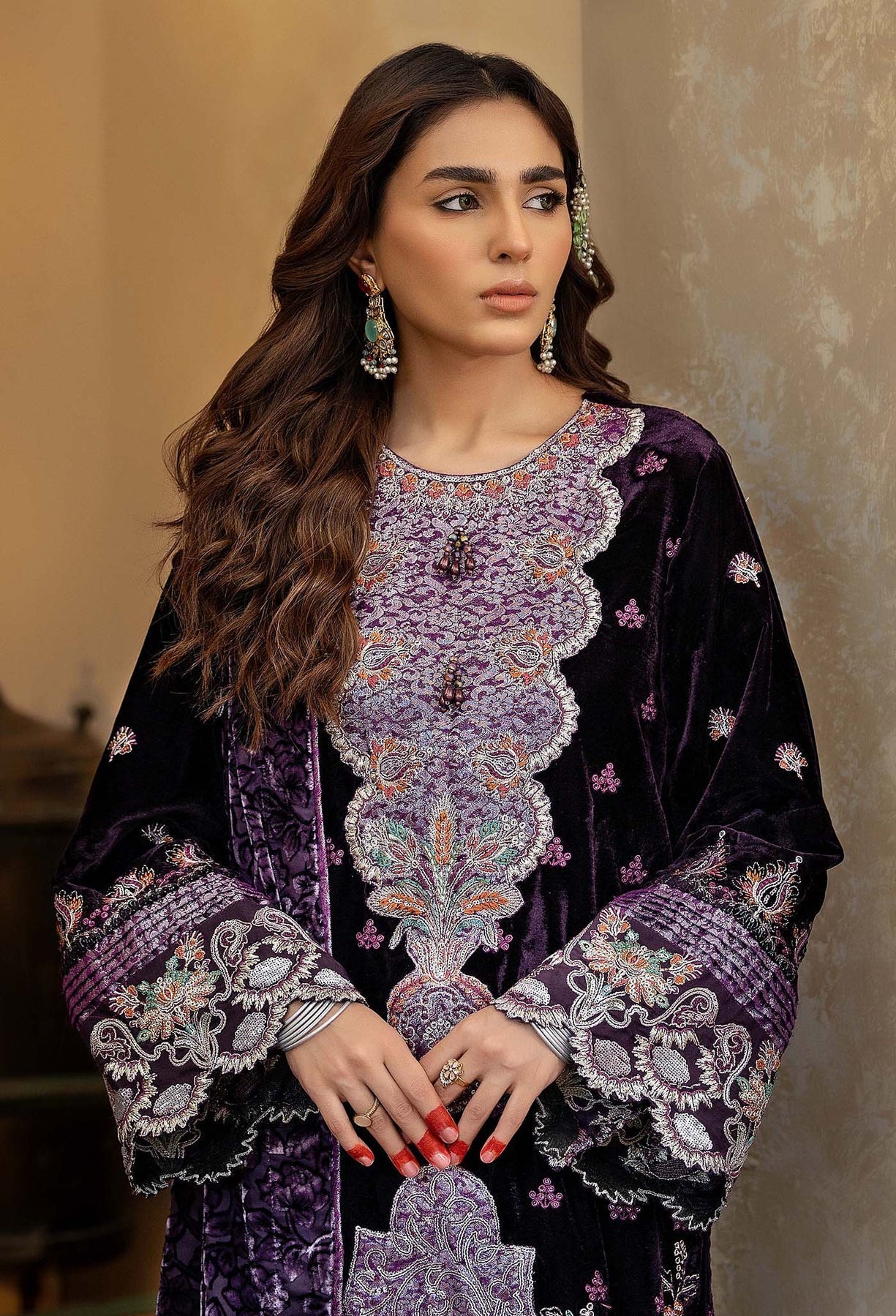 Adans Libas | Plachi Luxury Formals 24 | PLACHI 4443 by Adans Libas - Designer Dress - Type: Ladies Clothes - Available at Sana Yasir - 100% Original