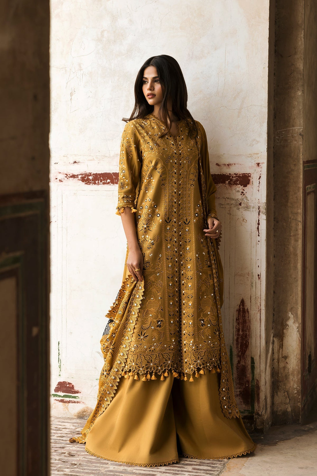 Afrozeh | Mulaqaat Lawn | Wafa by Afrozeh - Designer Dress - Type: Ladies Clothes - Available at Sana Yasir - 100% Original