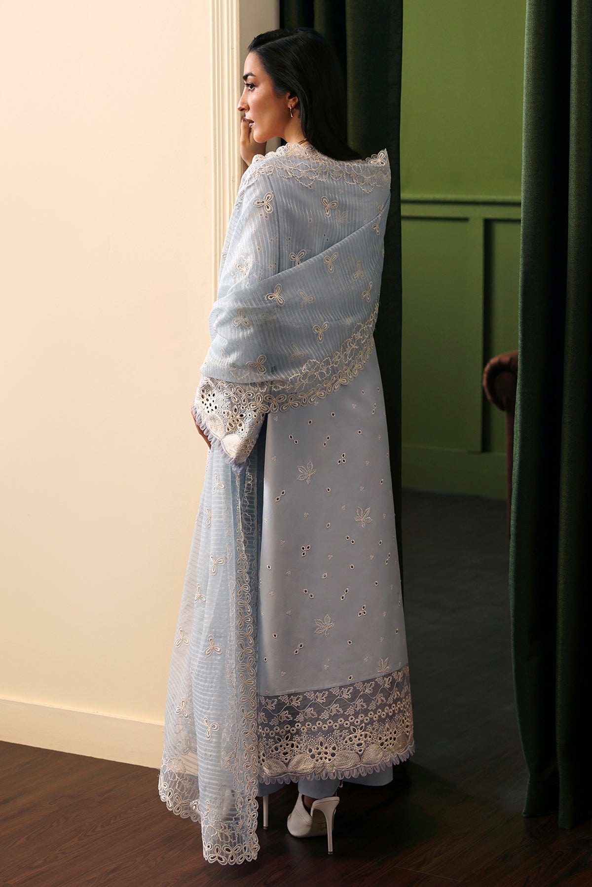 Afrozeh | Rhythm RTW | Crimsal by Afrozeh - Designer Dress - Type: Ladies Clothes - Available at Sana Yasir - 100% Original
