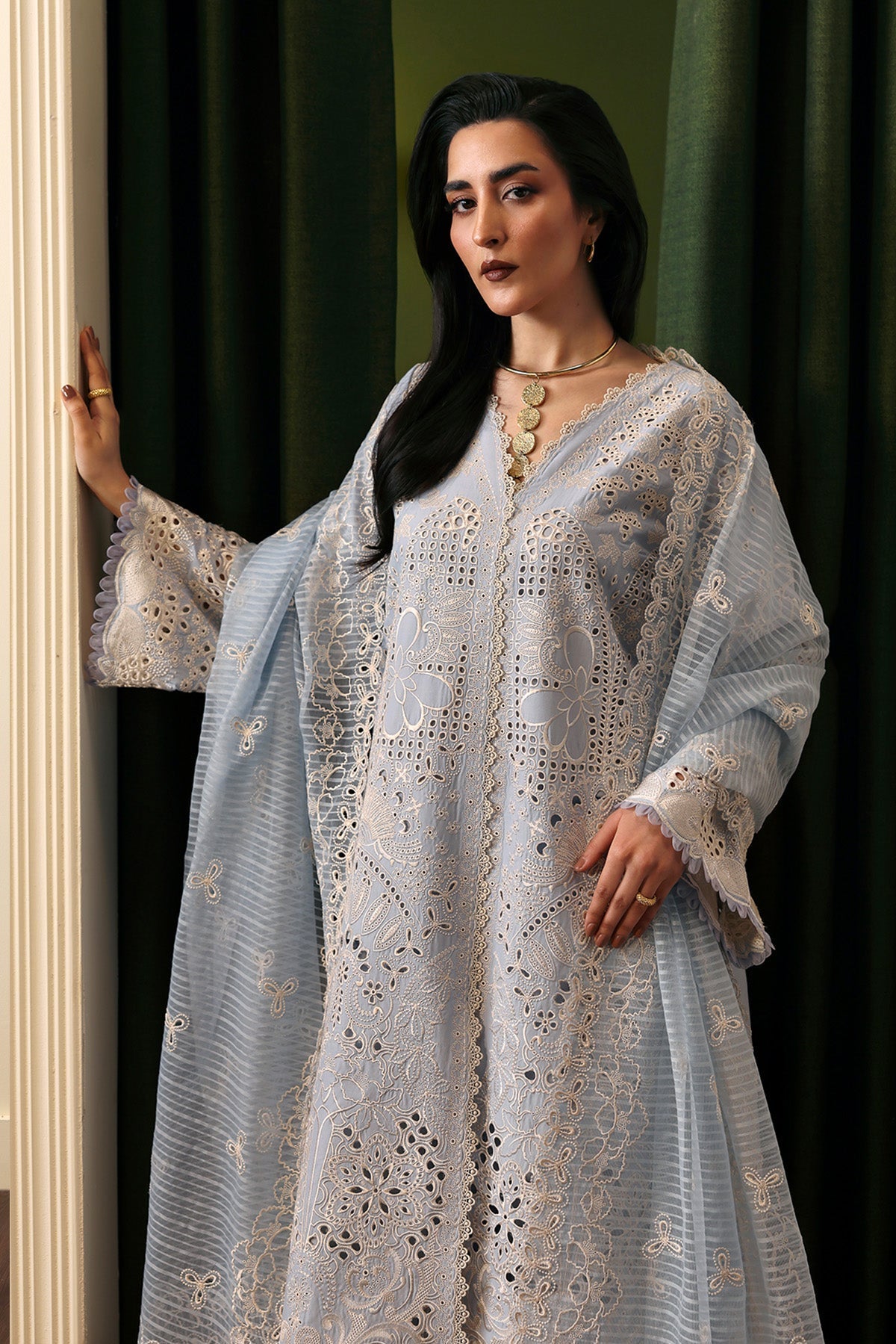 Afrozeh | Rhythm RTW | Crimsal by Afrozeh - Designer Dress - Type: Ladies Clothes - Available at Sana Yasir - 100% Original