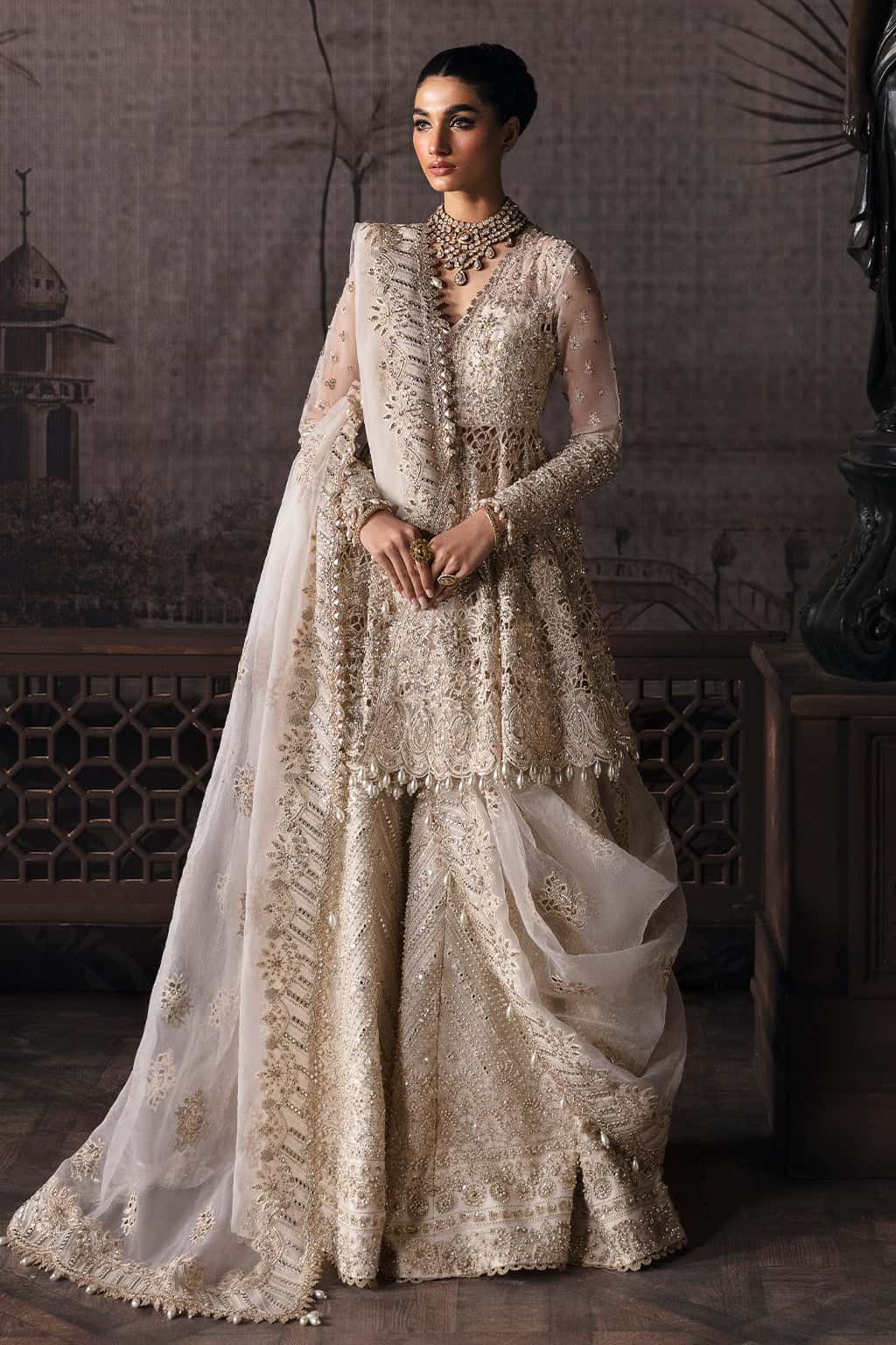Afrozeh | The Brides 23 | Helena by Afrozeh - Designer Dress - Type: Clothing - Available at Sana Yasir - 100% Original