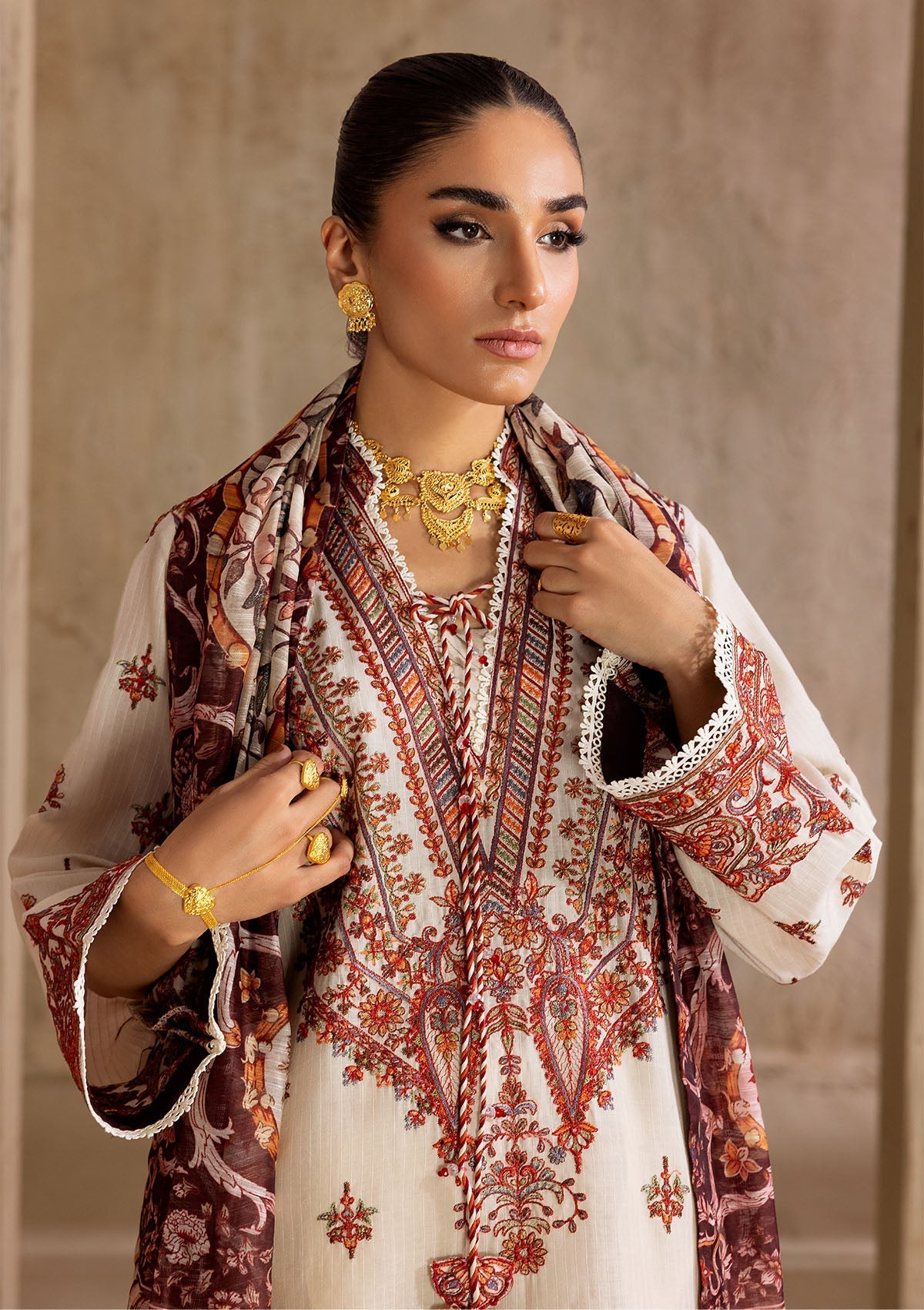 Aik Atelier | RTW 25 | LOOK 04 by Aik Atelier - Designer Dress - Type: Ladies Clothes - Available at Sana Yasir - 100% Original