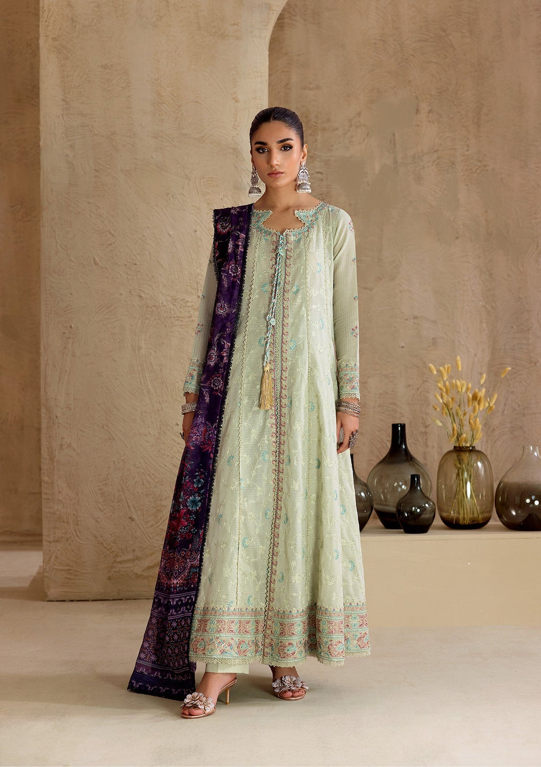 Aik Atelier | RTW 25 | LOOK 12 by Aik Atelier - Designer Dress - Type: Ladies Clothes - Available at Sana Yasir - 100% Original