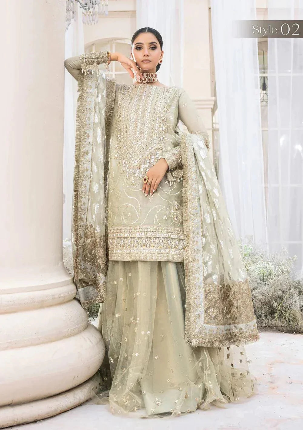 Aik Atelier | Wedding Festive 23 | 04 by Aik Atelier - Designer Dress - Type: Bridal - Available at Sana Yasir - 100% Original