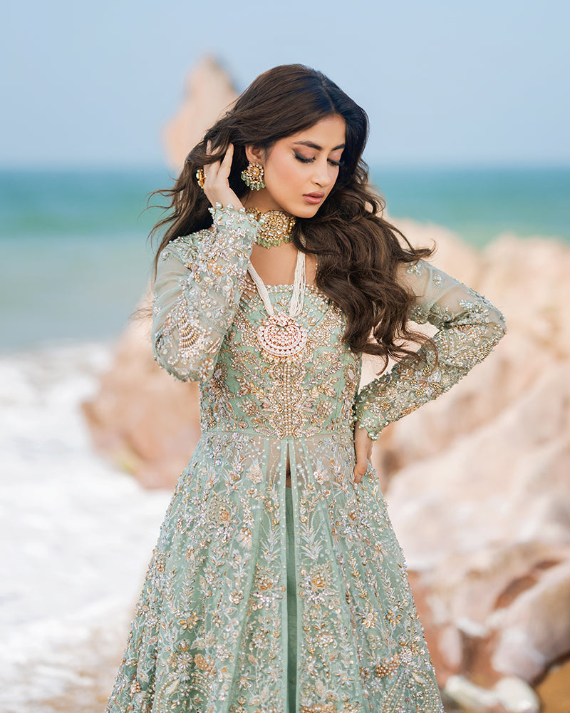 Ain | Aroosh Bridal Couture 24 | MISAQ by Ain - Designer Dress - Type: Bridal - Available at Sana Yasir - 100% Original