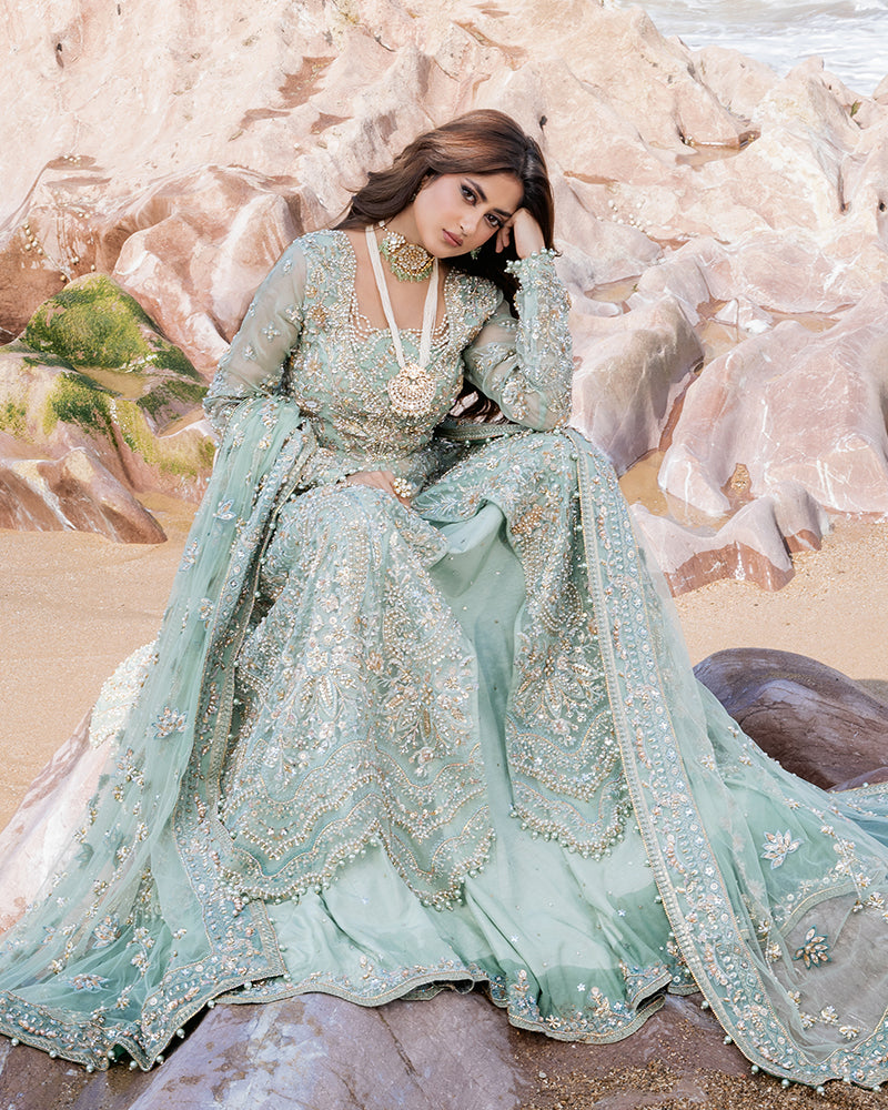 Ain | Aroosh Bridal Couture 24 | MISAQ by Ain - Designer Dress - Type: Bridal - Available at Sana Yasir - 100% Original