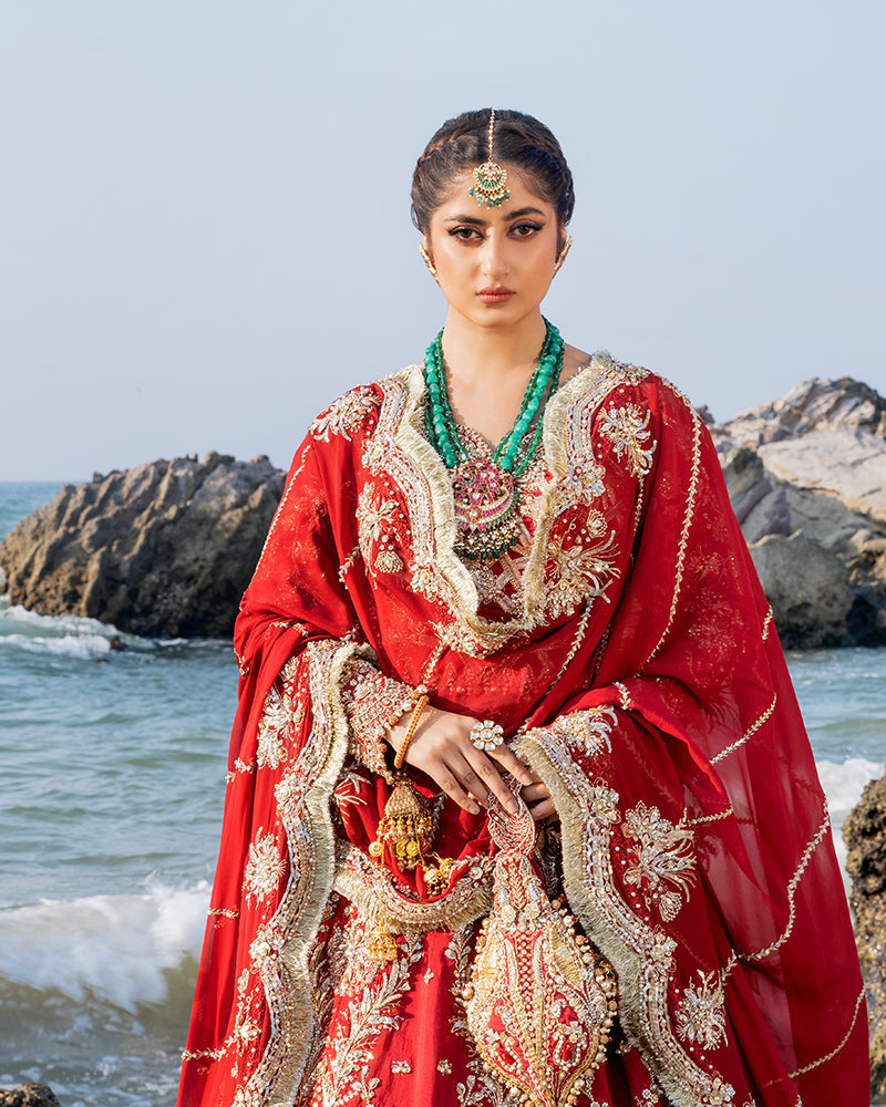 Ain | Aroosh Bridal Couture 24 | ZOHRA by Ain - Designer Dress - Type: Bridal - Available at Sana Yasir - 100% Original