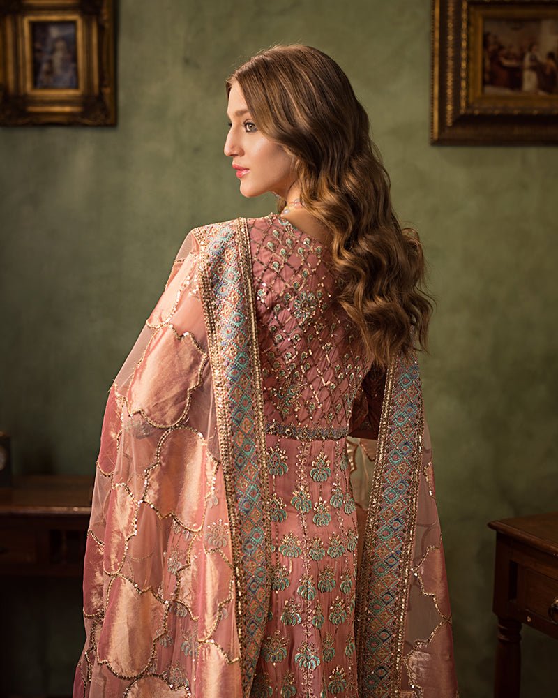 Ain | Aroosh Luxury Formals 24 | AR-96 ARZU (Pink) by Ain - Designer Dress - Type: Bridal - Available at Sana Yasir - 100% Original
