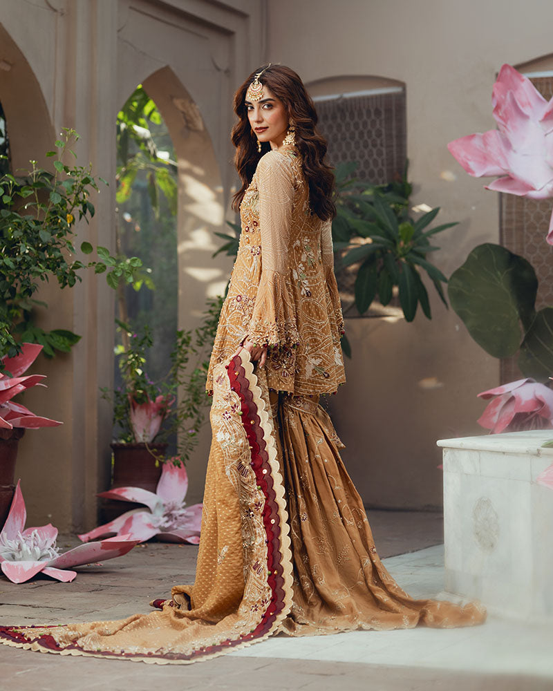 Ain | Naulakha Wedding Festive 24 | AR-143 KESAR by Ain - Designer Dress - Type: Ladies Clothes - Available at Sana Yasir - 100% Original