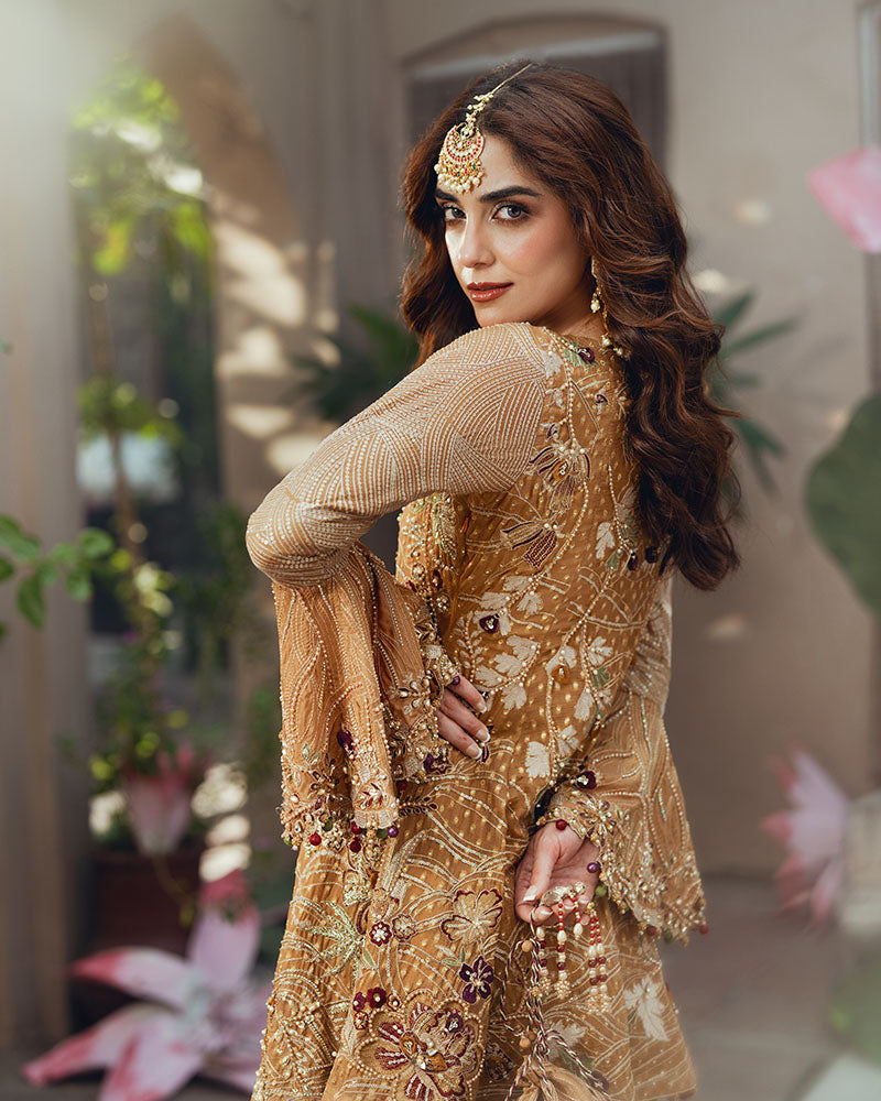 Ain | Naulakha Wedding Festive 24 | AR-143 KESAR by Ain - Designer Dress - Type: Ladies Clothes - Available at Sana Yasir - 100% Original