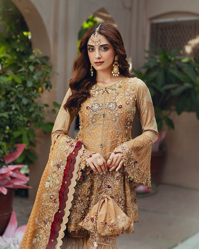 Ain | Naulakha Wedding Festive 24 | AR-143 KESAR by Ain - Designer Dress - Type: Ladies Clothes - Available at Sana Yasir - 100% Original