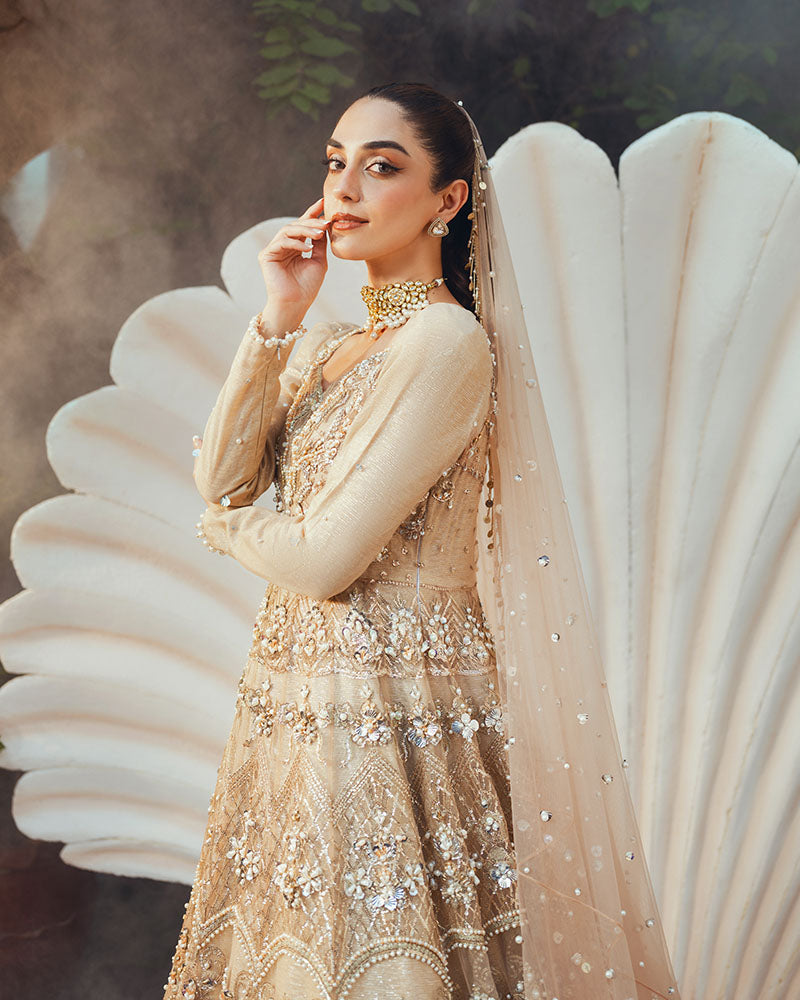 Ain | Naulakha Wedding Festive 24 | AR-144 SHELL by Ain - Designer Dress - Type: Ladies Clothes - Available at Sana Yasir - 100% Original