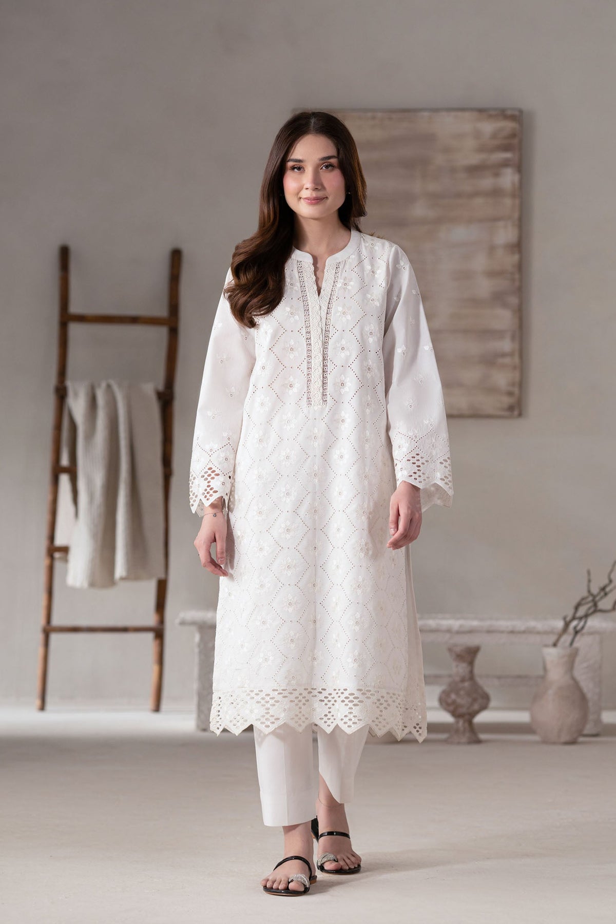 Akbar Aslam | Pret Lawn | Frost by Akbar Aslam - Designer Dress - Type: Ladies Clothes - Available at Sana Yasir - 100% Original