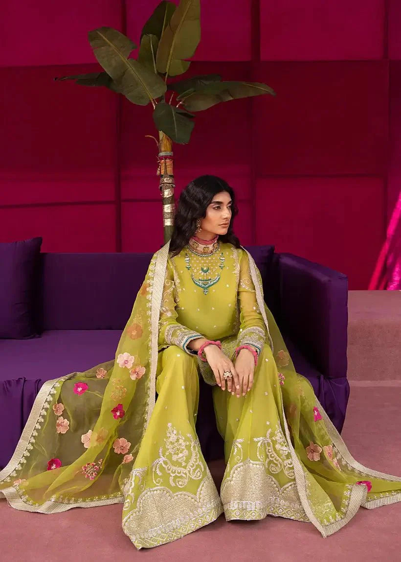 Ali Xesshan | Bhaag Lagay Rain | ANGORI BAGH LP-010 by Ali Xeeshan - Designer Dress - Type: Formal - Available at Sana Yasir - 100% Original