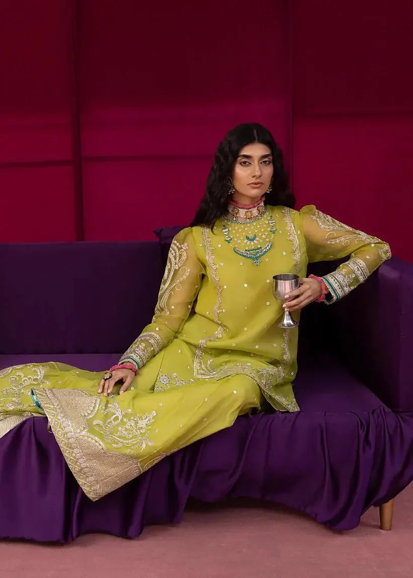 Ali Xesshan | Bhaag Lagay Rain | ANGORI BAGH LP-010 by Ali Xeeshan - Designer Dress - Type: Formal - Available at Sana Yasir - 100% Original