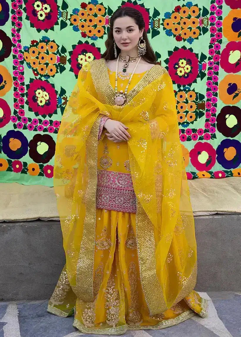 Ali Xesshan | Bhaag Lagay Rain | BUTTERCUP LP-003 by Ali Xeeshan - Designer Dress - Type: Formal - Available at Sana Yasir - 100% Original