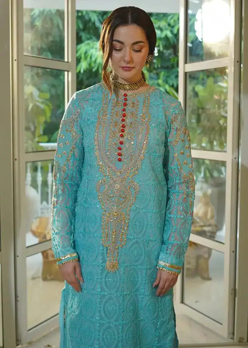 Ali Xesshan | Bhaag Lagay Rain | OCEAN LP-017 by Ali Xeeshan - Designer Dress - Type: Formal - Available at Sana Yasir - 100% Original
