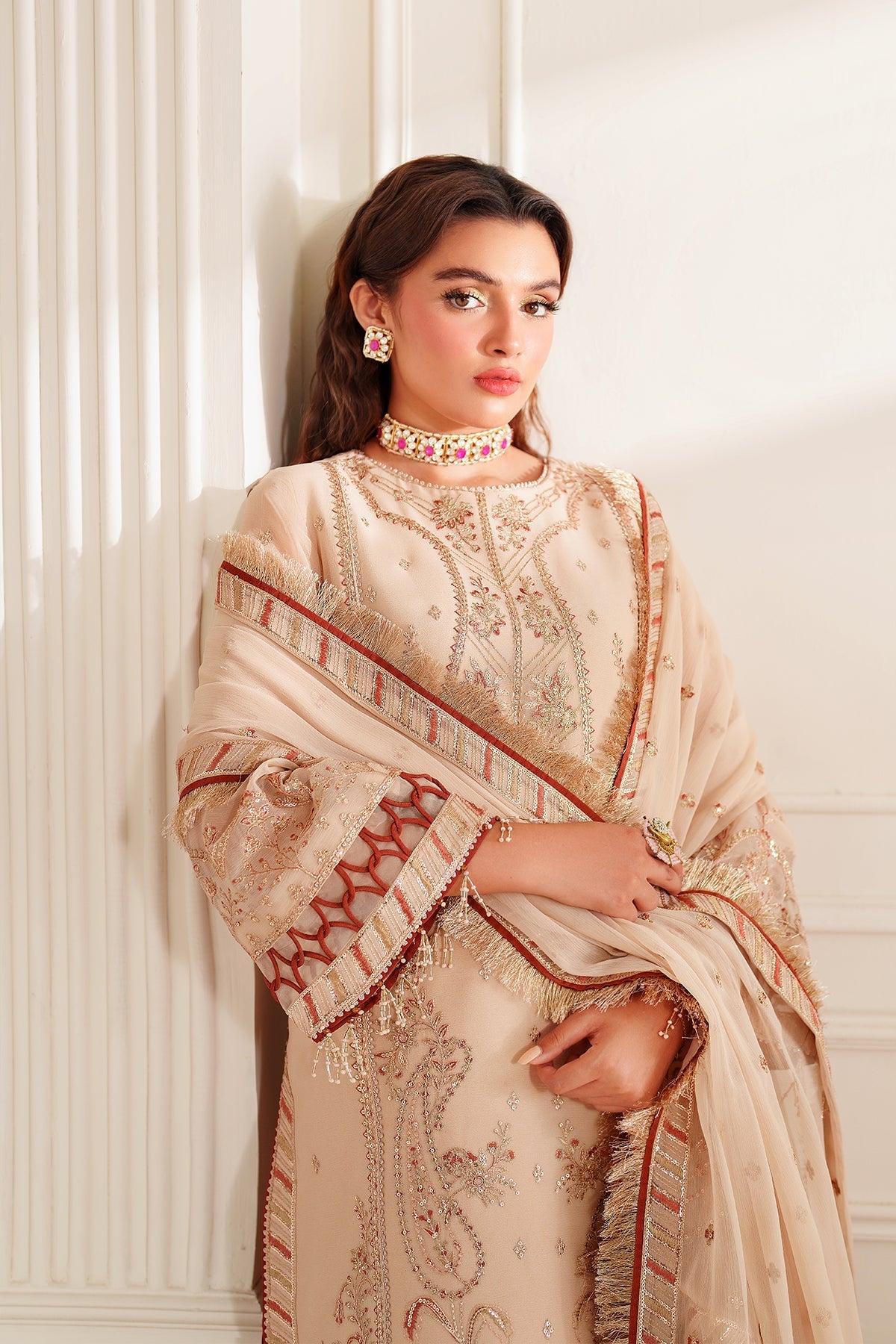 Alizeh | Dua Formals 24 | AF-DUA-3028-Emel by Alizeh - Designer Dress - Type: Ladies Clothes - Available at Sana Yasir - 100% Original