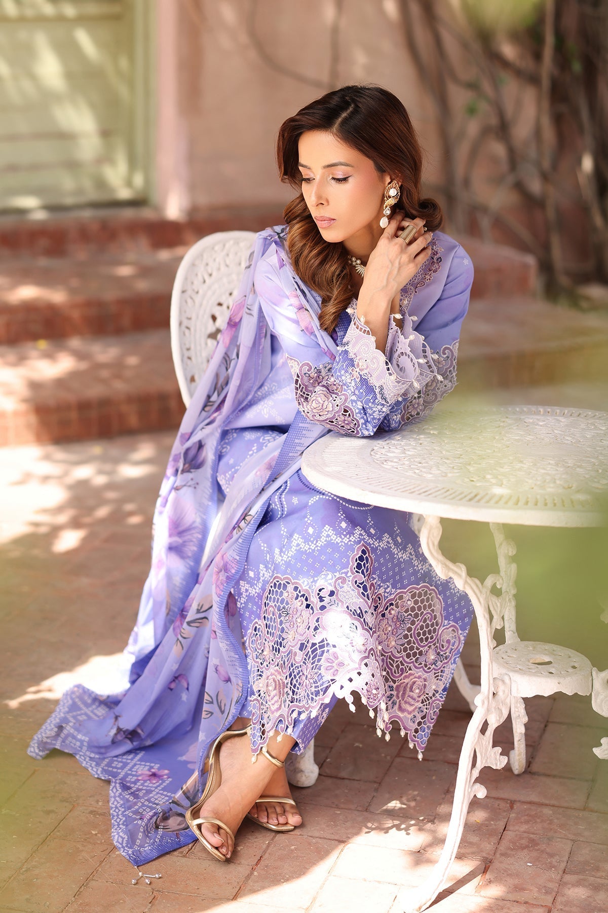 Alizeh | Embroidered Printed Festive Edit 25 | AF-EPL-7032-RHEA by Alizeh - Designer Dress - Type: Ladies Clothes - Available at Sana Yasir - 100% Original