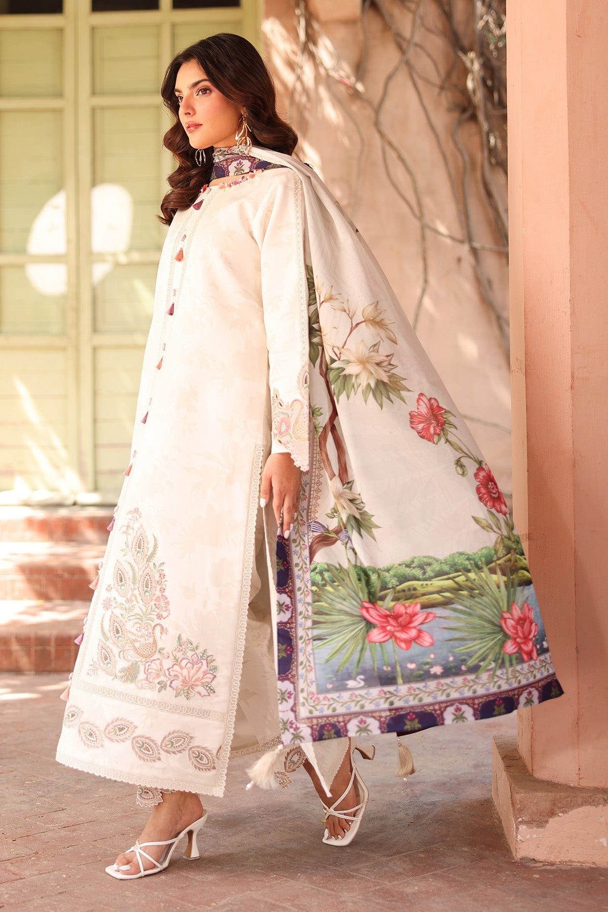 Alizeh | Embroidered Printed Festive Edit 25 | AF-EPL-7035-KARIS by Alizeh - Designer Dress - Type: Ladies Clothes - Available at Sana Yasir - 100% Original