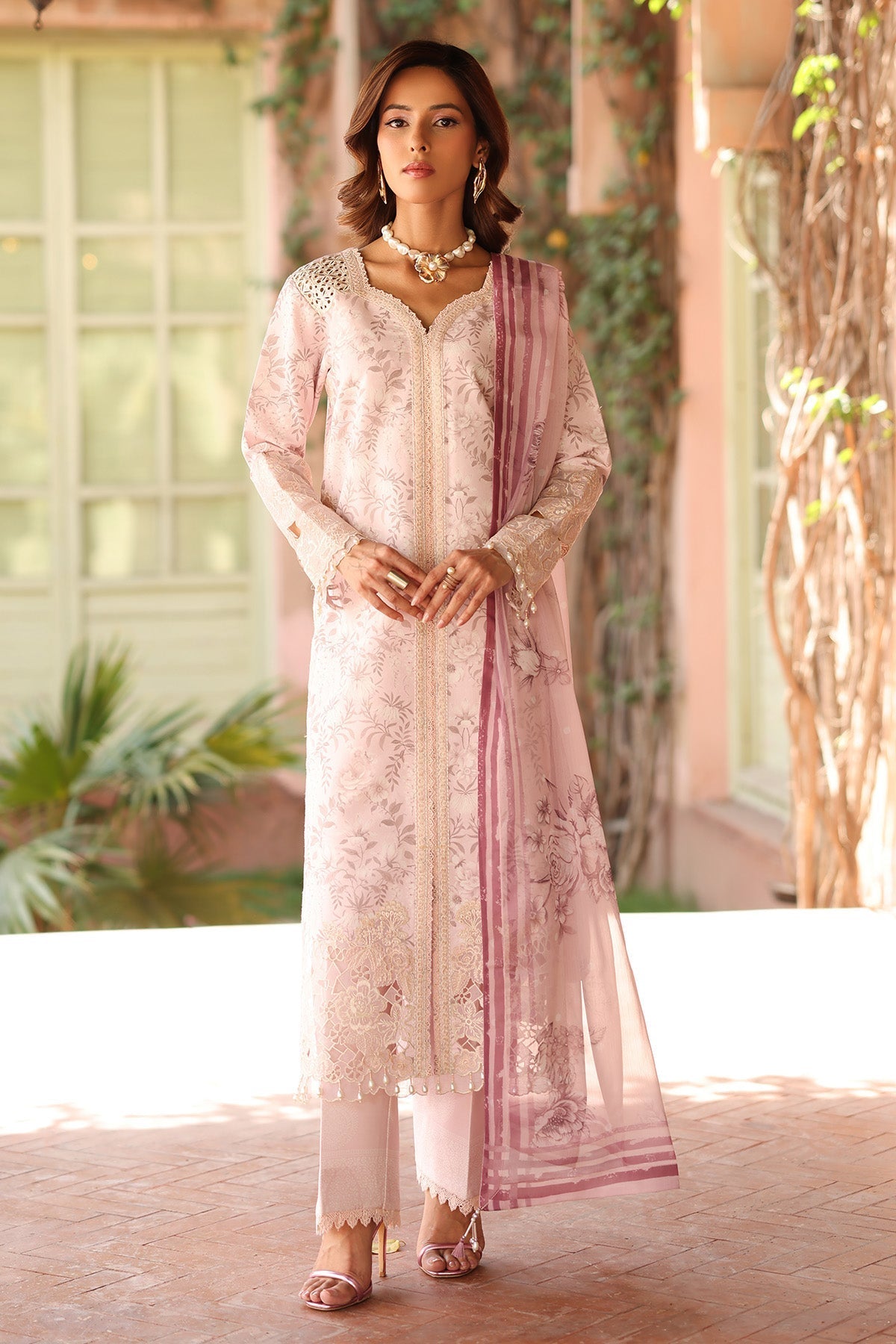 Alizeh | Embroidered Printed Festive Edit 25 | AF-EPL-7040-ARUNA by Alizeh - Designer Dress - Type: Ladies Clothes - Available at Sana Yasir - 100% Original