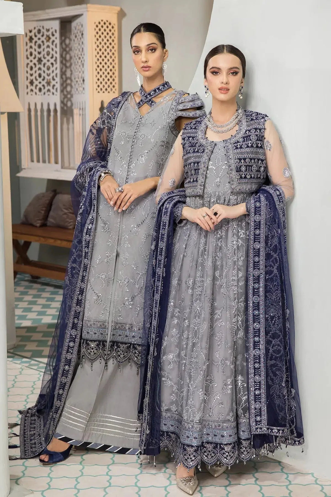 Alizeh | Formals Collection | Aks by Alizeh - Designer Dress - Type: Formal - Available at Sana Yasir - 100% Original