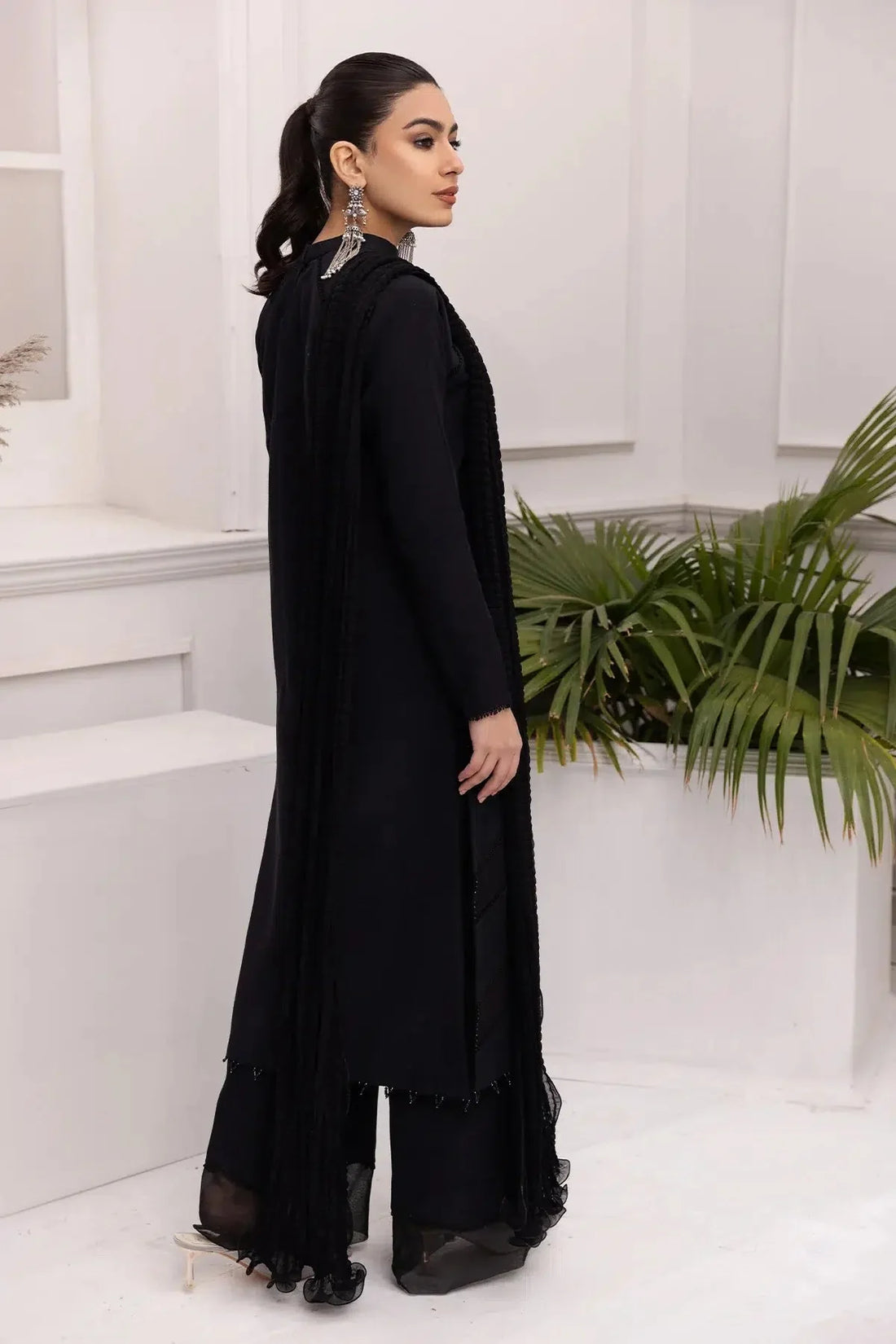 Alizeh | Formals Collection | Black Dress 3 piece - RTW1004 by Alizeh - Designer Dress - Type: Formal - Available at Sana Yasir - 100% Original
