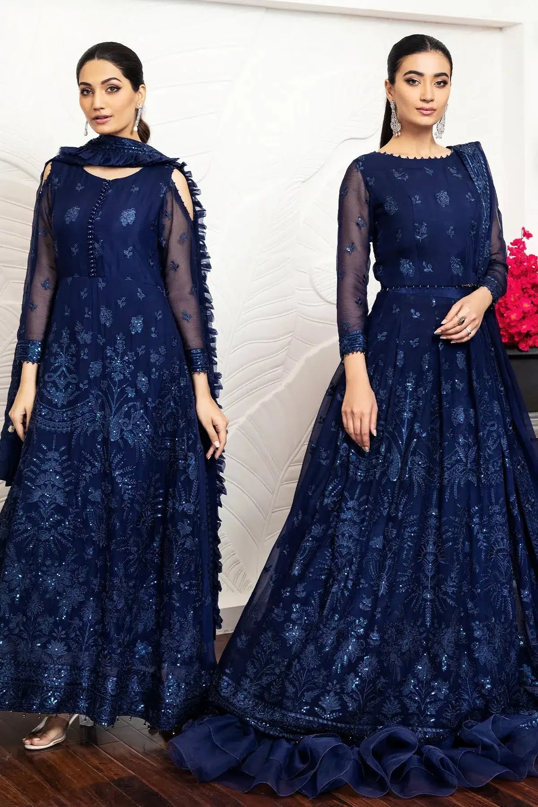 Alizeh | Formals Collection | Glace Blue by Alizeh - Designer Dress - Type: Formal - Available at Sana Yasir - 100% Original