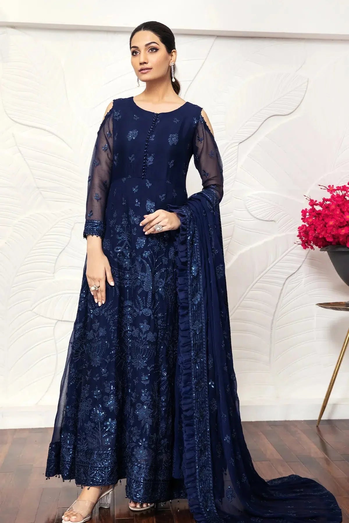 Alizeh | Formals Collection | Glace Blue by Alizeh - Designer Dress - Type: Formal - Available at Sana Yasir - 100% Original