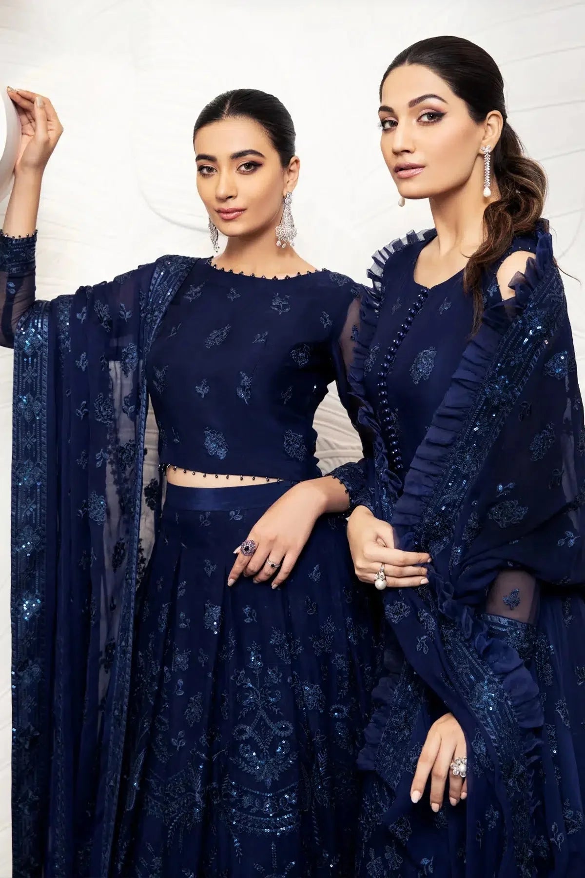 Alizeh | Formals Collection | Glace Blue by Alizeh - Designer Dress - Type: Formal - Available at Sana Yasir - 100% Original