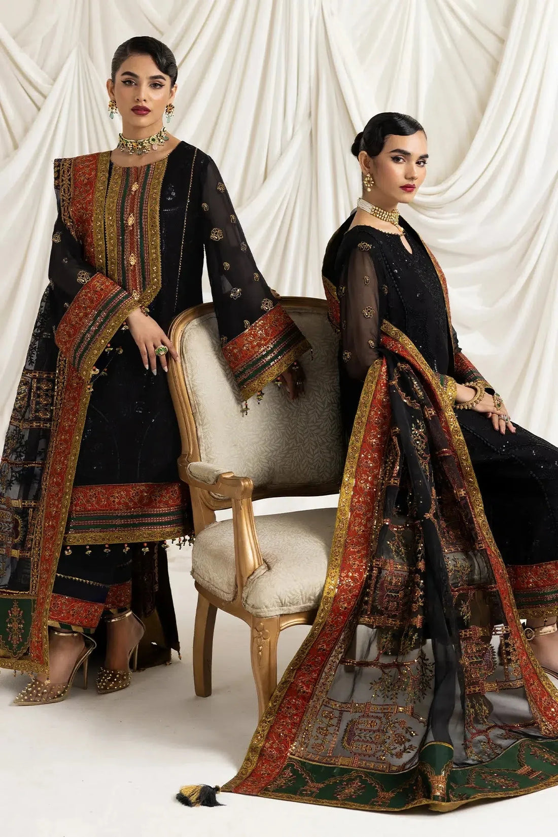Alizeh | Formals Collection | Mehlika B (BLACK) by Alizeh - Designer Dress - Type: Formal - Available at Sana Yasir - 100% Original