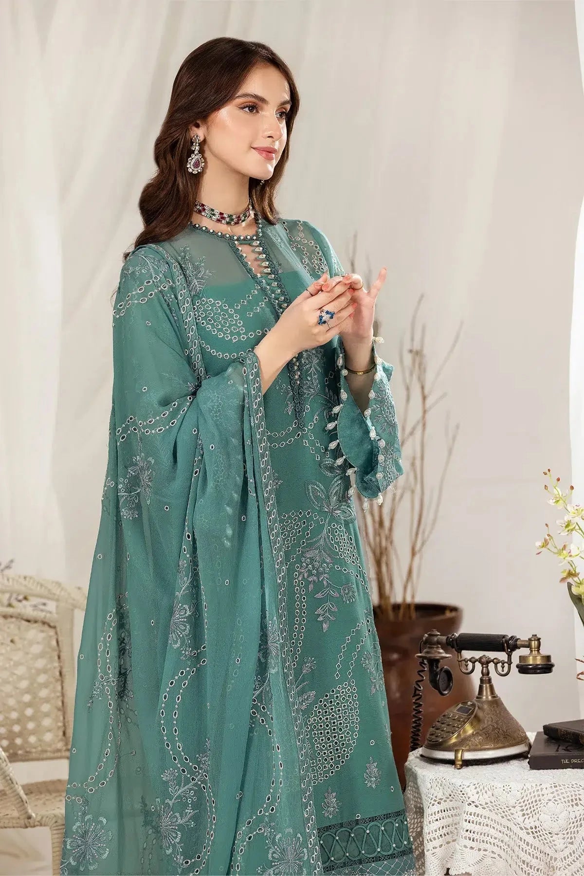 Alizeh | Formals Collection | Meshki by Alizeh - Designer Dress - Type: Formal - Available at Sana Yasir - 100% Original