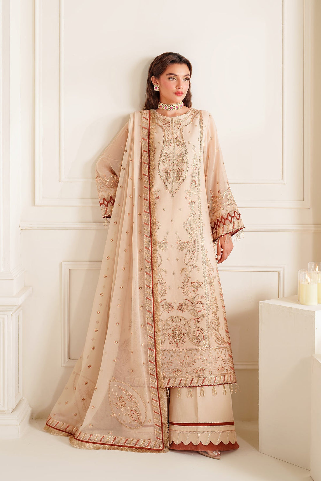 Alizeh | Dua Formals 24 | AF-DUA-3028-Emel by Alizeh - Designer Dress - Type: Ladies Clothes - Available at Sana Yasir - 100% Original