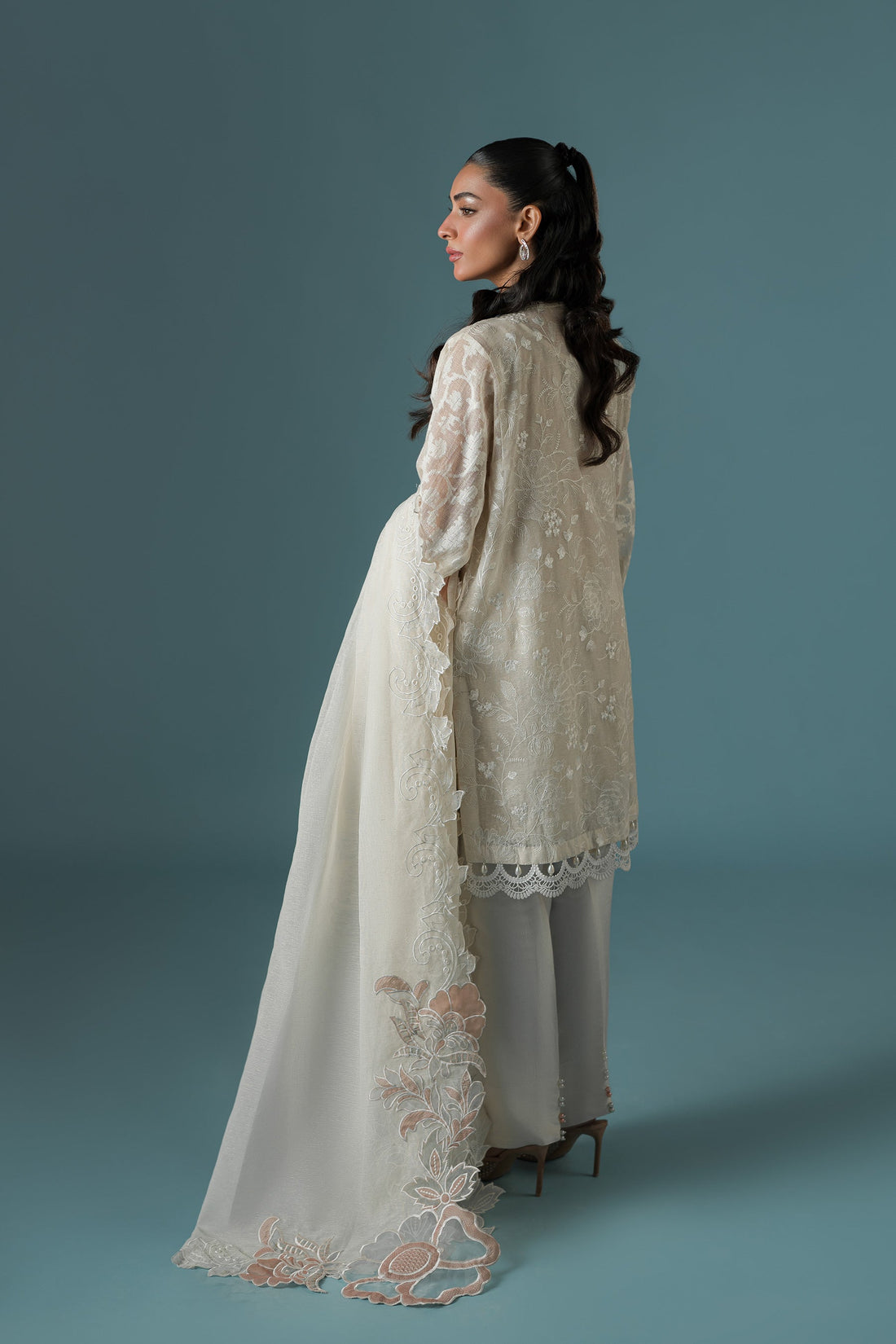 Ammara Khan | Flo 25 | Pearl Spring Lily Shalwar Set (D-10)