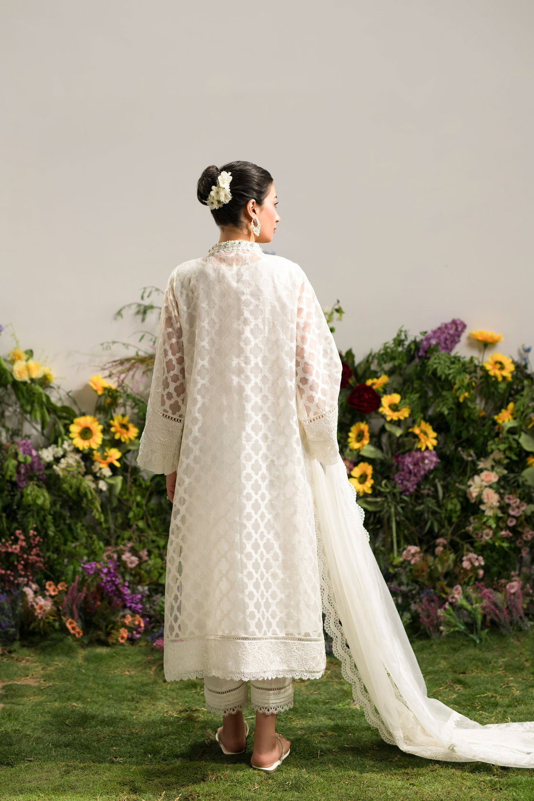 Ammara Khan | Lily Luxury Formals 24 | CLASSIC PEARL (D-01) by Ammara Khan - Designer Dress - Type: Formal - Available at Sana Yasir - 100% Original