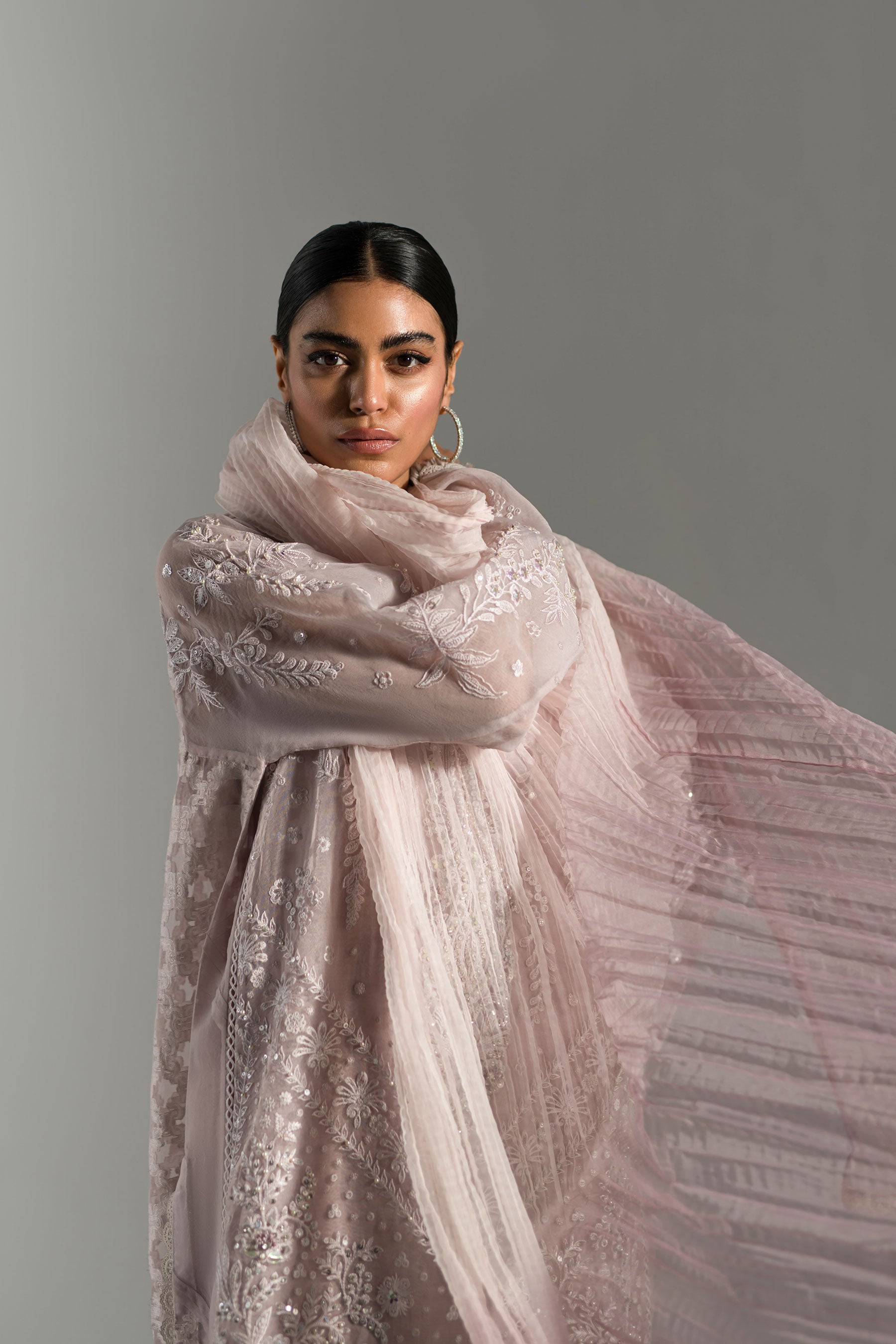 Ammara Khan | Lily Luxury Formals 24 | LILAC DUSK EMBROIDERED SET (D-05) by Ammara Khan - Designer Dress - Type: Formal - Available at Sana Yasir - 100% Original
