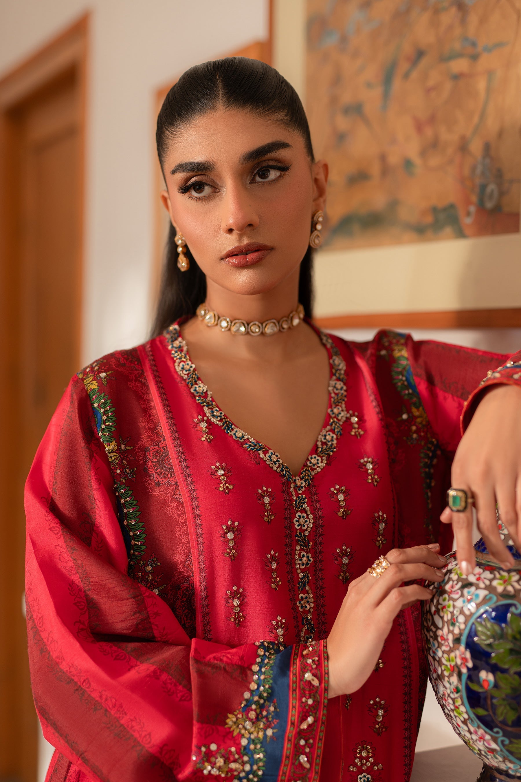 Ammara Khan | Ronaq Luxury Formals | Hottie Co-ord Set (D-01) by Ammara Khan - Designer Dress - Type: Ladies Clothes - Available at Sana Yasir - 100% Original