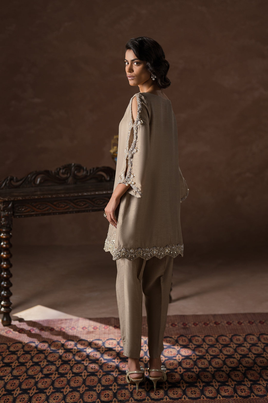 Ammara Khan | Symphony 24 | SMART SPARKLE CO-ORD SET (D-07) by Ammara Khan - Designer Dress - Type: Ladies Clothes - Available at Sana Yasir - 100% Original