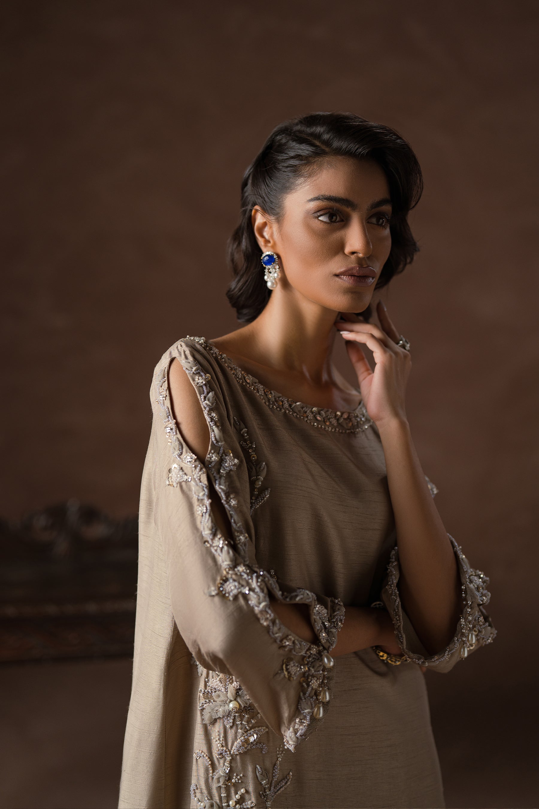 Ammara Khan | Symphony 24 | SMART SPARKLE CO-ORD SET (D-07) by Ammara Khan - Designer Dress - Type: Ladies Clothes - Available at Sana Yasir - 100% Original
