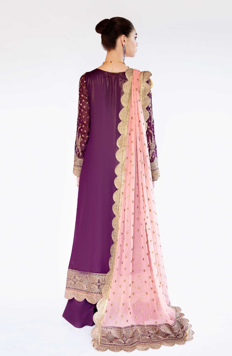 Maryum N Maria | Azal Formals | CHIFFON ANOUK - FS40018 by Maryam N Maria - Designer Dress - Type: Ladies Clothes - Available at Sana Yasir - 100% Original