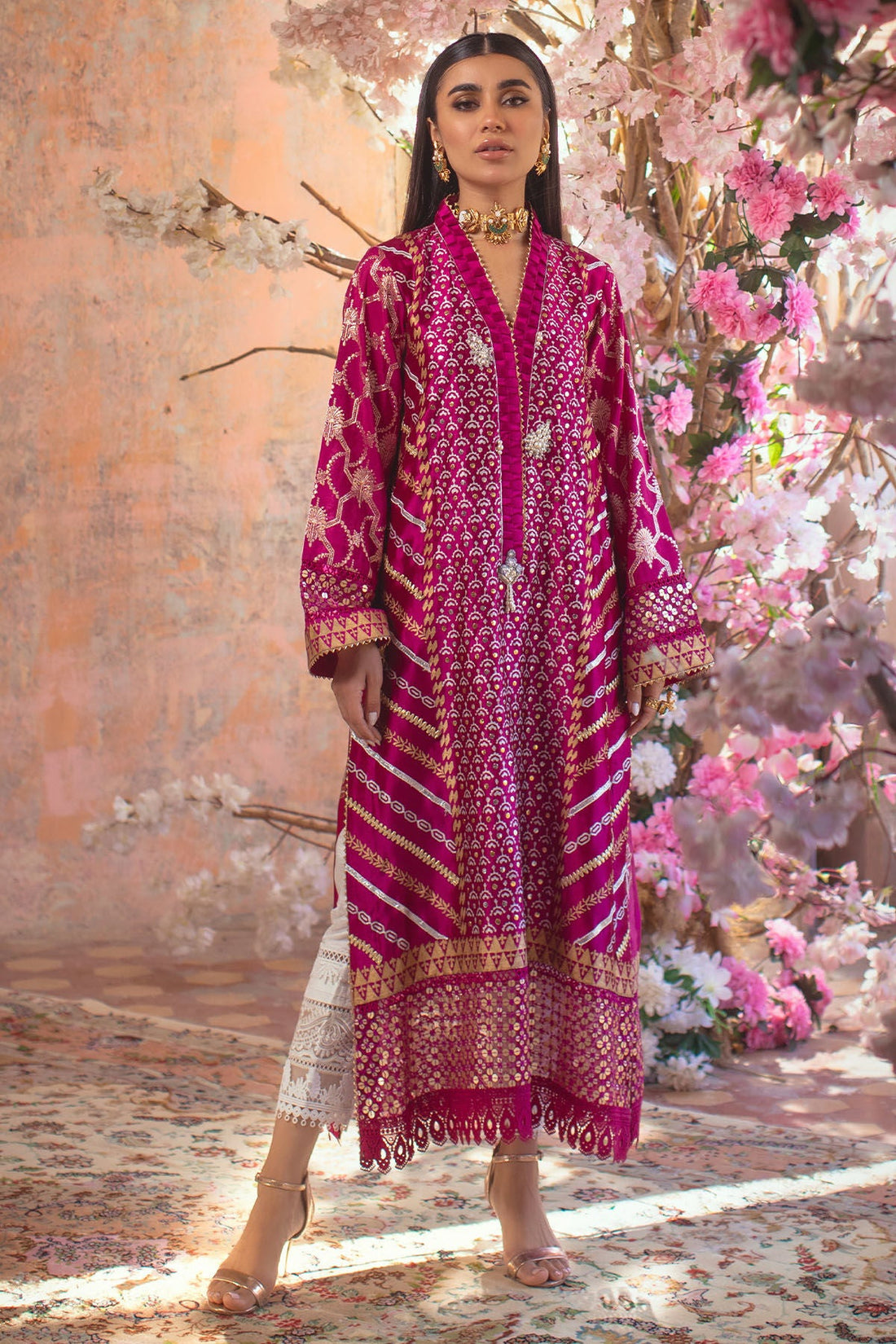 Annus Abrar | Designer Picks 24 | ARUSHA PINK by Annus Abrar - Designer Dress - Type: Luxury - Available at Sana Yasir - 100% Original
