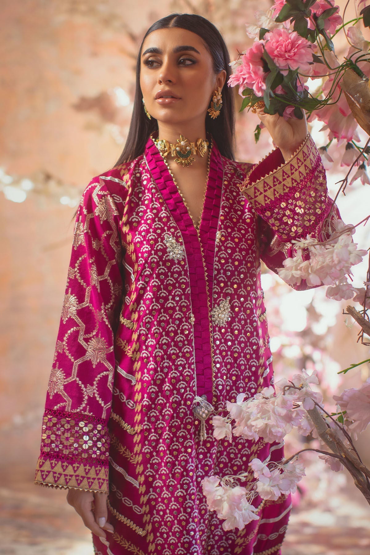 Annus Abrar | Designer Picks 24 | ARUSHA PINK by Annus Abrar - Designer Dress - Type: Luxury - Available at Sana Yasir - 100% Original